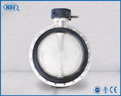 شیر پروانه ای PVDF